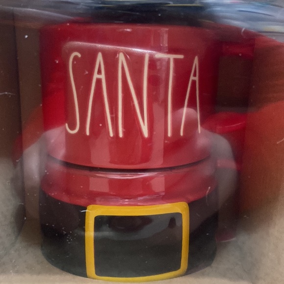 Rae Dunn MERRY CHRISTMAS Stacking Mugs & Cocoa Pot Set - Picture 2 of 6